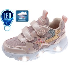 Deportivas doble velcro con luces star-BPI-2210010-Beppi