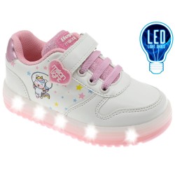 Deportivos con luces cordones y velcro unicornio-BPI-2208900-Beppi