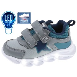 Deportivos con luces doble velcro-BPI-2203631-Beppi
