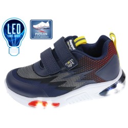 Deportivos con luces doble velcro-BPI-2202080-Beppi