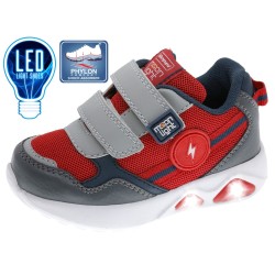 Deportivos con luces doble velcro-BPI-2202121-Beppi
