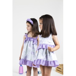 Vestido tirantes Amatista colección Nèos