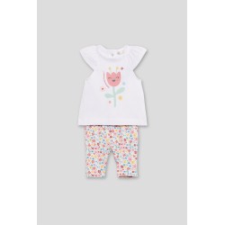 Conjunto camiseta y pantalón corto por debajo de la rodilla-SMV-253040-Street Monkey