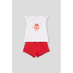 Conjunto camiseta y pantalón corto-253070R-Street Monkey