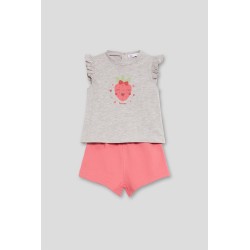 Conjunto camiseta y pantalón corto-253070RS-Street Monkey