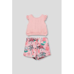 Conjunto camiseta y pantalón corto-SMV-256042-Street Monkey