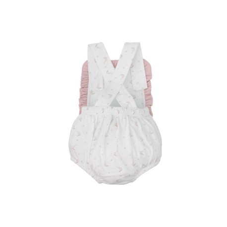 Pelele corto tirante volantes vichy-30250-Babidu