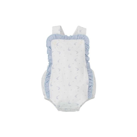 Pelele corto tirante volantes vichy-30250-Babidu