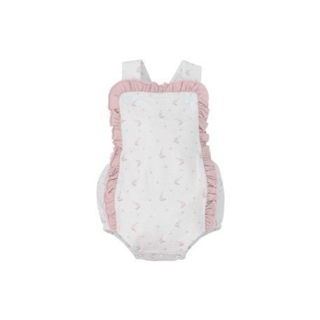 Pelele corto tirante volantes vichy-30250-Babidu