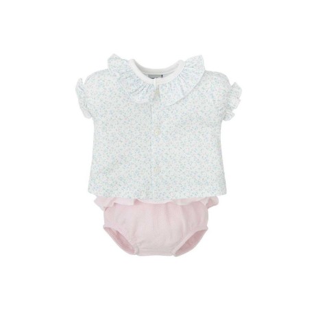 Conjunto ranita volantes+ camiseta Lavanda-40289-Babidu