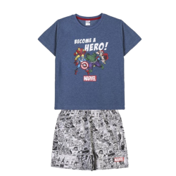 Pijama corto single jersey punto spiderman - CI-2200008874 - Cerdá - SPIDERMAN