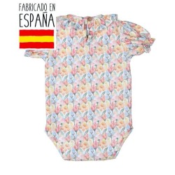 Body manga corta estampado-TBV-29039-Tony Bambino