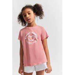 Camiseta chica rosa chicle-SMV-96007R-1-Street Monkey