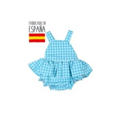 Tumodakids mayoristas de ropa de bebé. Pichi corto volante Vichy - Tony Bambino