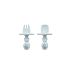 Tumodakids mayoristas de ropa infantil. CUBIERTOS APRENDIZAJE ANTIAHOGO DE SILICONA REAL MADRID - Real Madrid