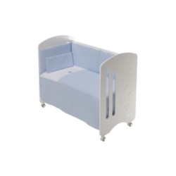 Tumodakids distribuidores de ropa infantil. Juego cuna: Colcha + Chichonera 60x120cm Colección Nido de Abeja Astrid Don Algod