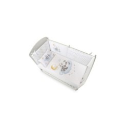 Tumodakids distribuidores de ropa infantil. Juego cuna: Funda Nórdica + Almohada + Chichonera + Relleno 60x120 Don Algodón Co