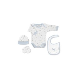 Tumodakids distribuidores de ropa infantil. SET REGALO BODY 4 PCS 100% ALG TALLA 0-6 MOD ANIMALES FOX DON ALGODÓN - Don Algod