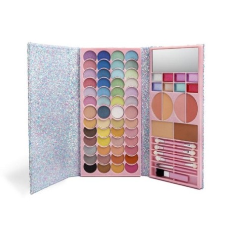 Tumodakids proveedores de ropa infantil. Megapaleta 52 Sombras de ojos, 8 glosses, 6 coloretes, 4 aplicadores y 2 brochas Mer