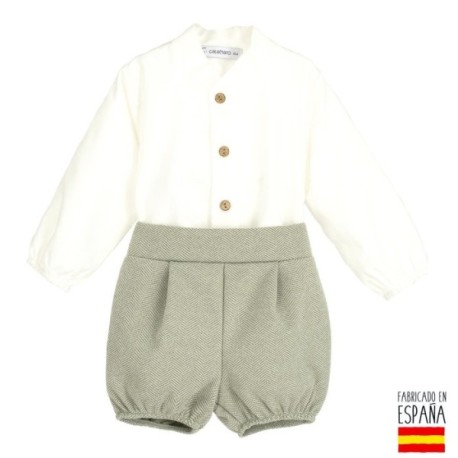Tumodakids proveedores de ropa de bebé. Conjunto pantalón Bise - Calamaro Baby