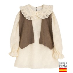 Tumodakids mayoristas de ropa infantil. Vestido 2 piezas Raw - Calamaro Baby