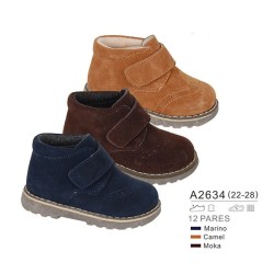 Mocasines abotinados, cierre velcro-Bubble-BBI-A2634