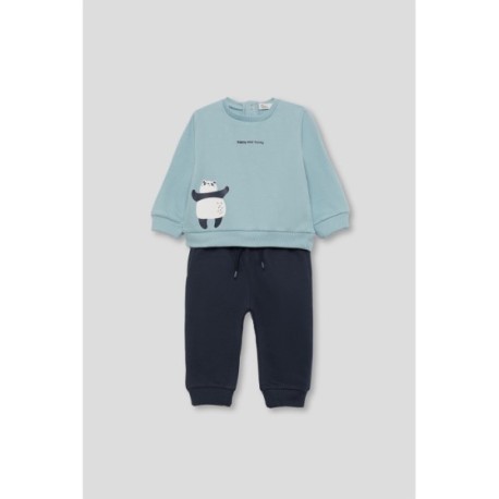 Tumodakids distribuidores de ropa infantil. Conjunto 2 piezas sport Bebé niño Panda - Street Monkey