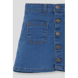 Tumodakids mayoristas de ropa infantil. Falda corta denim botones pana chica - Street Monkey