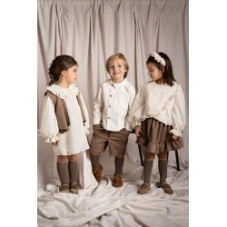 Tumodakids mayoristas de ropa infantil. Vestido 2 piezas Raw - Calamaro Baby