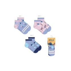 Tumodakids mayoristas de ropa infantil. PACK 3 CALCETINES  STITCH - Cerdá - STITCH