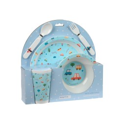 Set vajilla preescolar Coches-342493933