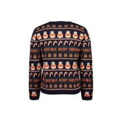 Tumodakids proveedores de ropa infantil. Jersey navideño hombre cuello redondo - Blue Seven