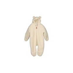 Tumodakids mayoristas de ropa de bebé. Mono exterior forro polar para bebé con capucha detalle orejitas y cierre cremallera -