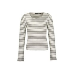 Tumodakids distribuidores de ropa infantil. Camiseta chica manga larga estampado rayas cuello redondo - Blue Seven