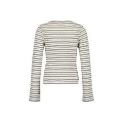 Tumodakids distribuidores de ropa infantil. Camiseta chica manga larga estampado rayas cuello redondo - Blue Seven