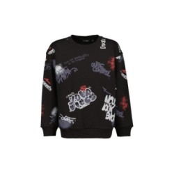 Tumodakids mayoristas de ropa infantil. Sudadera chico cuello redondo Grafiti - Blue Seven