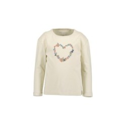 Tumodakids mayoristas de ropa infantil. Camiseta manga larga niña estampado central - Blue Seven