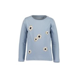 Tumodakids distribuidores de ropa infantil. Camiseta manga larga niña flores 3D - Blue Seven