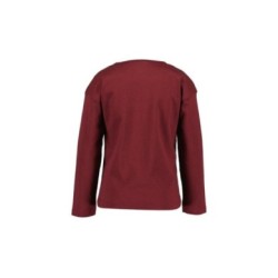 Tumodakids distribuidores de ropa infantil. Camiseta niña manga larga cuello redondo corazón - Blue Seven