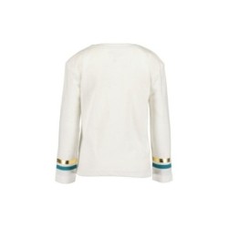 Tumodakids proveedores de ropa infantil. Camiseta niña manga larga cuello redondo Butterfly - Blue Seven