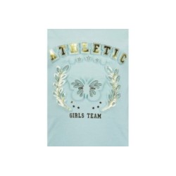 Tumodakids mayoristas de ropa infantil. Camiseta niña manga larga cuello redondo Mariposa Team - Blue Seven