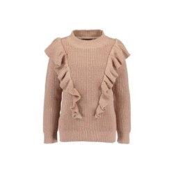 Tumodakids proveedores de ropa infantil. Jersey punto niña volantes - Blue Seven