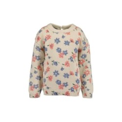Tumodakids distribuidores de ropa infantil. Jersey niña cuello redondo estampado floral - Blue Seven