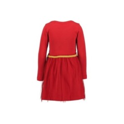 Tumodakids proveedores de ropa infantil. Vestido niña manga larga cuello redondo falda tul - Blue Seven