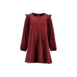 Tumodakids distribuidores de ropa infantil. Vestido niña manga larga cuello redondo volantes hombros - Blue Seven