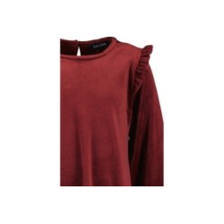 Tumodakids distribuidores de ropa infantil. Vestido niña manga larga cuello redondo volantes hombros - Blue Seven