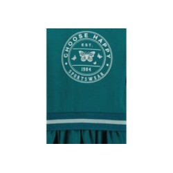 Tumodakids distribuidores de ropa infantil. Vestido niña manga larga estilo sudadera Mariposa team - Blue Seven