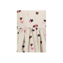 Tumodakids proveedores de ropa infantil. Vestido niña manga larga cuello redondo estampado corazones - Blue Seven