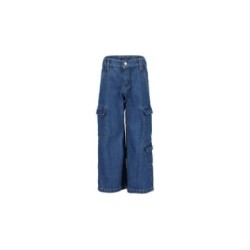 Tumodakids mayoristas de ropa infantil. Pantalón denim pierna ancha niña bolsillos - Blue Seven