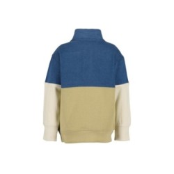Tumodakids proveedores de ropa infantil. Sudadera niño cuello alto cremallera bolsillo - Blue Seven
